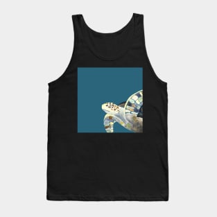 Sea Turtle Watercolor Painting Tank Top